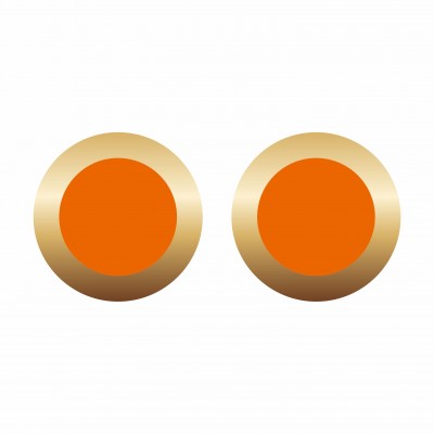 Серьги - Винтаж №3 мини серьги Orange