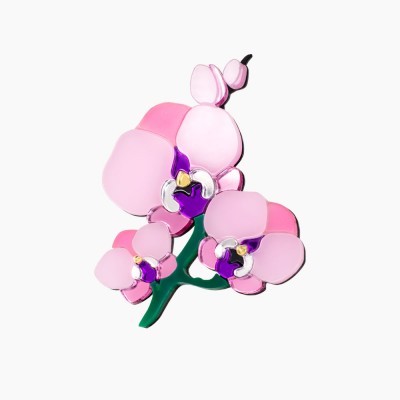 Брошь - Орхидея