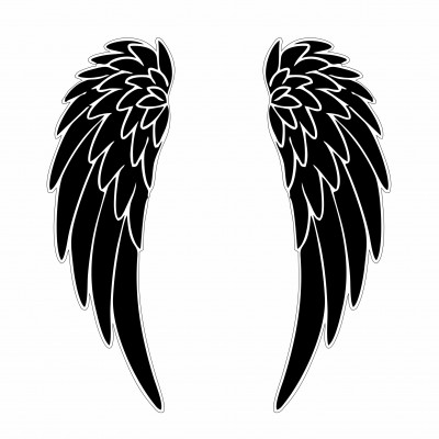 Серьги - Крылья ангела гвоздик