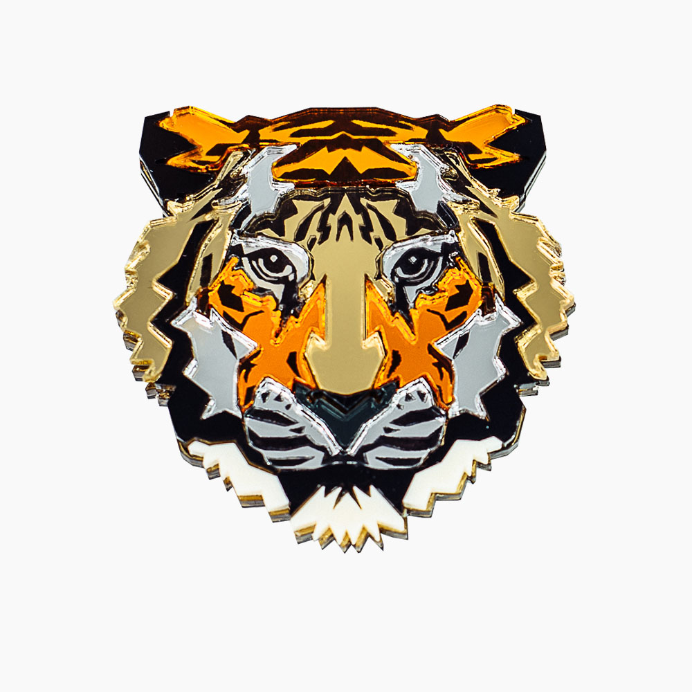 Брошь - Тигр