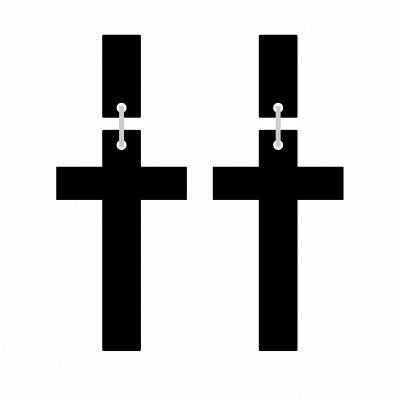 Серьги - Кресты 3